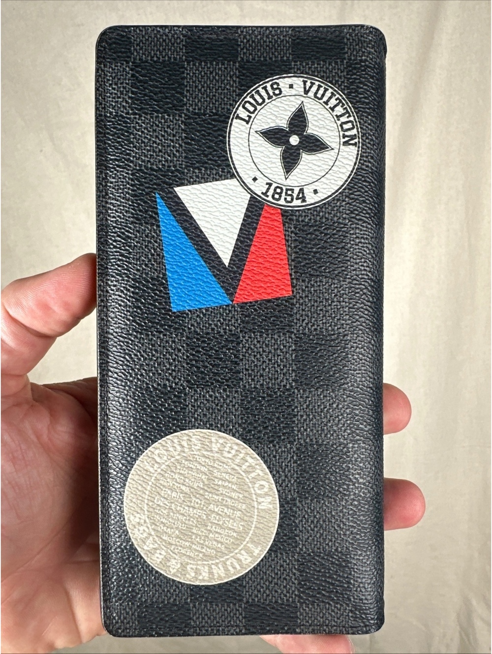 Louis Vuitton Brazza Wallet Damier Graphite My LV World Tour - Picture 2 of 9